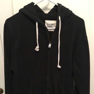 Old Navy BLACK zip-up hoodie